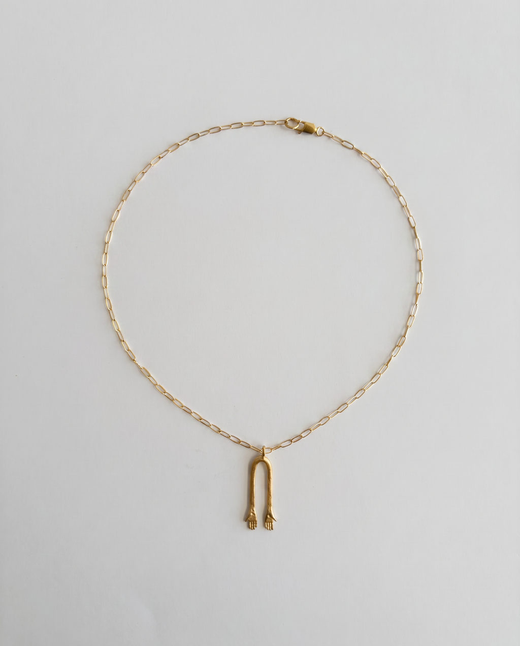 Gold Hamsa Hands Necklace