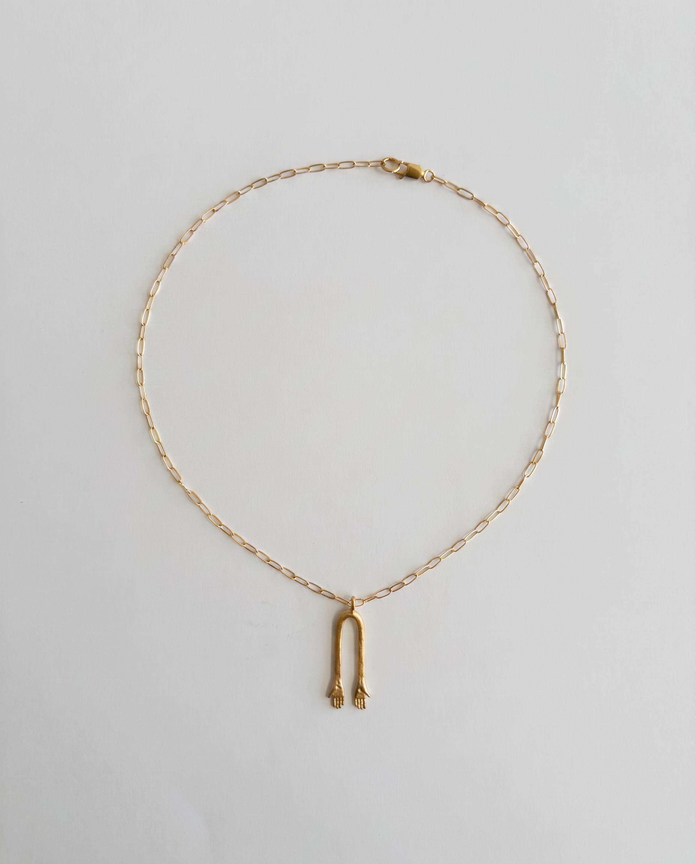 Gold Hamsa Hands Necklace