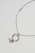 Silver Pekin Duck Necklace