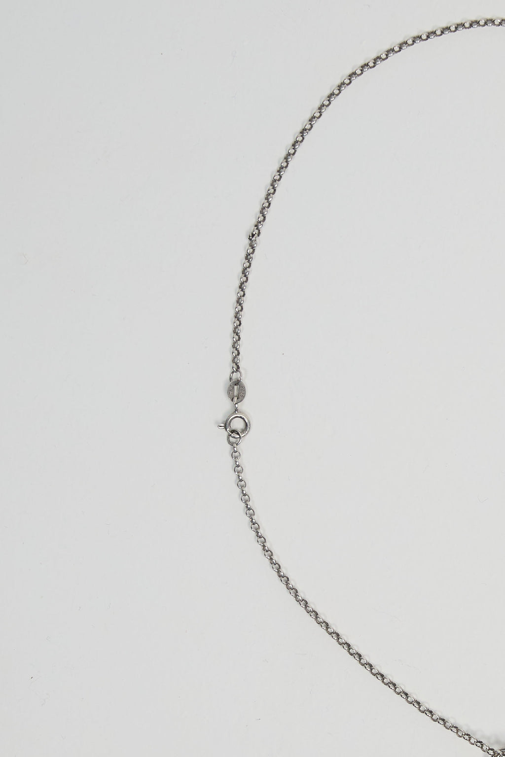 Silver Pekin Duck Necklace