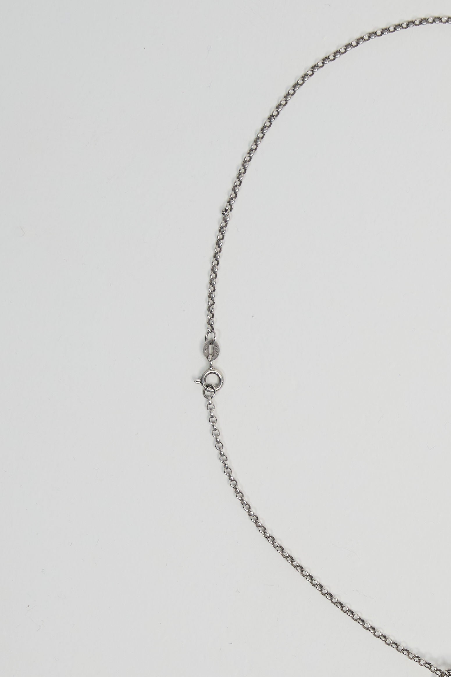 Silver Pekin Duck Necklace