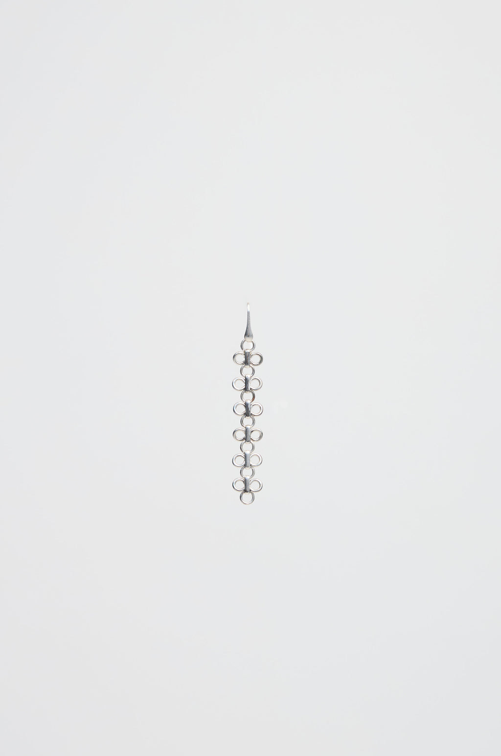 Silver Tassel Earring