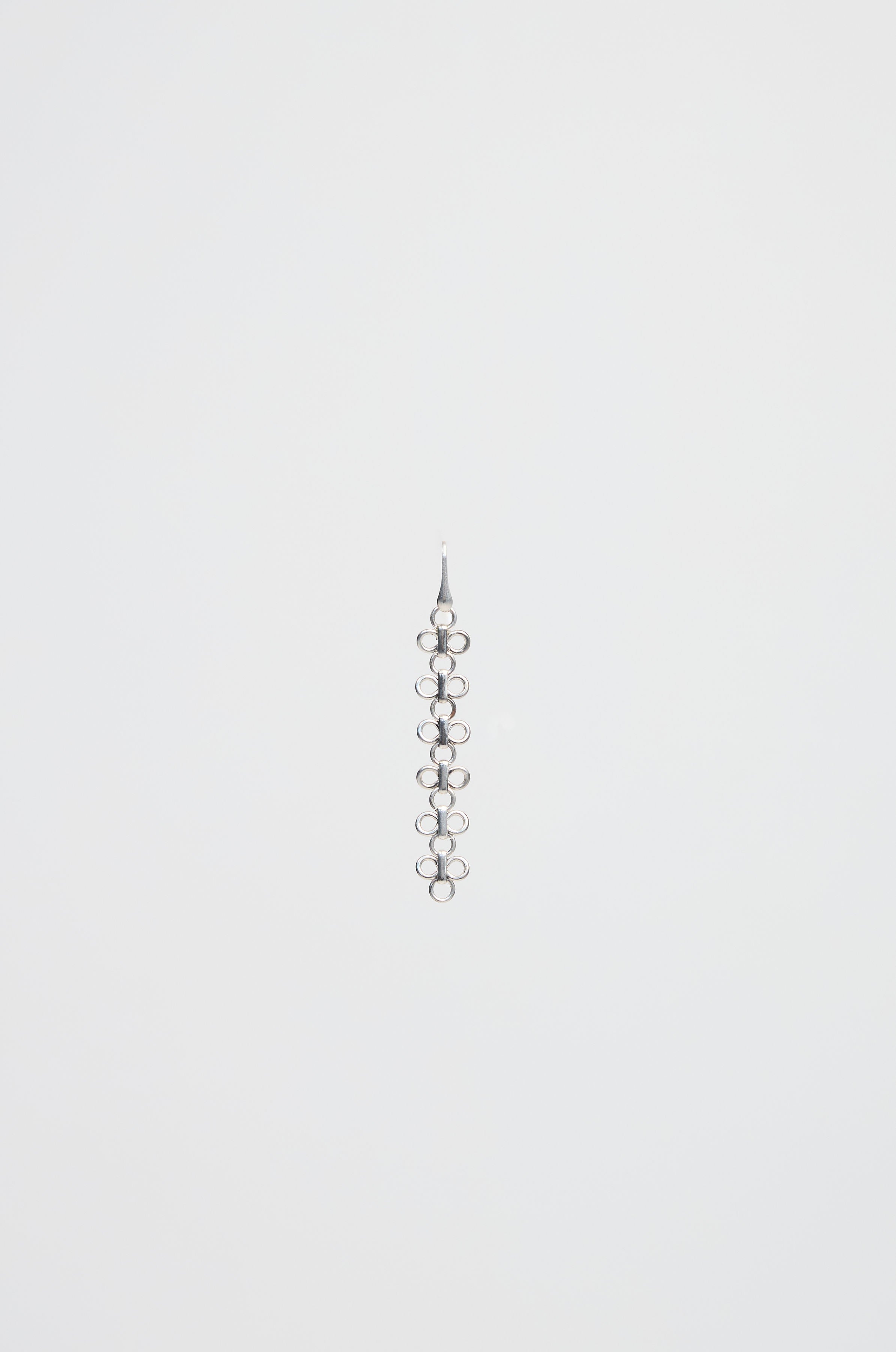 Silver Tassel Earring
