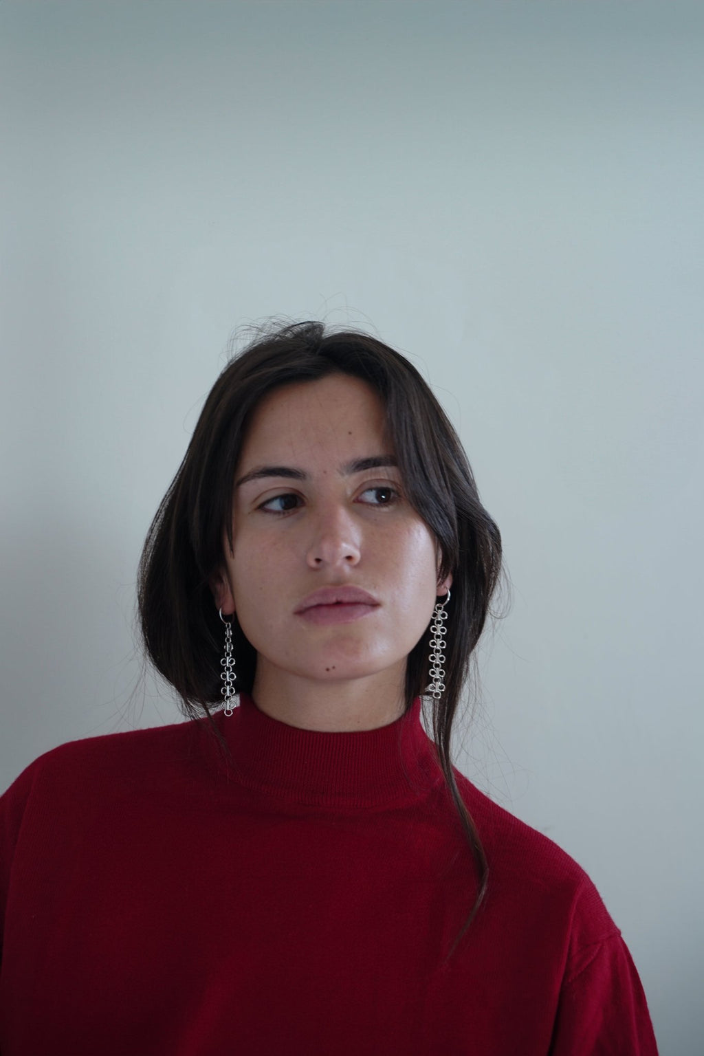 Silver Tassel Earring - nowaaaymolten
